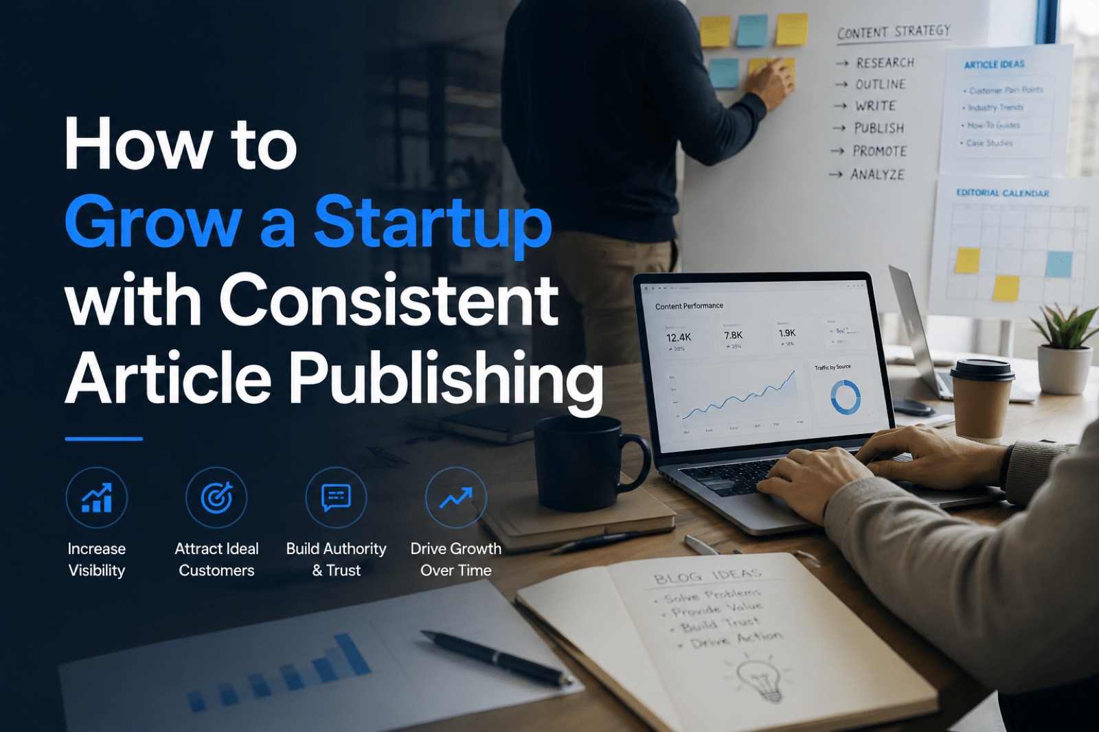 How to Grow a Startup with Consistent Article Publishing